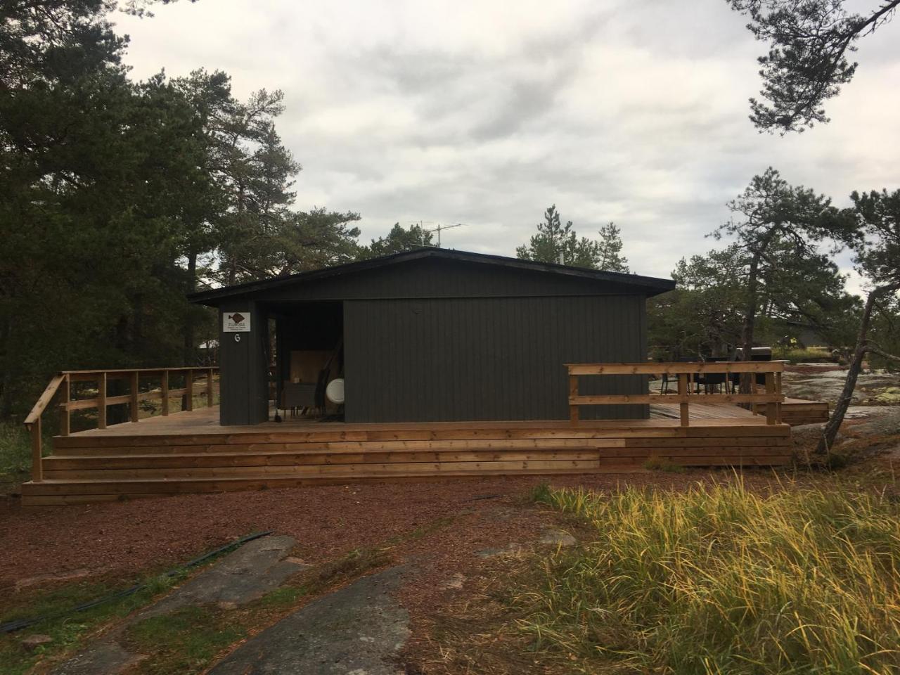 Roervik Stugor Geta Buitenkant foto